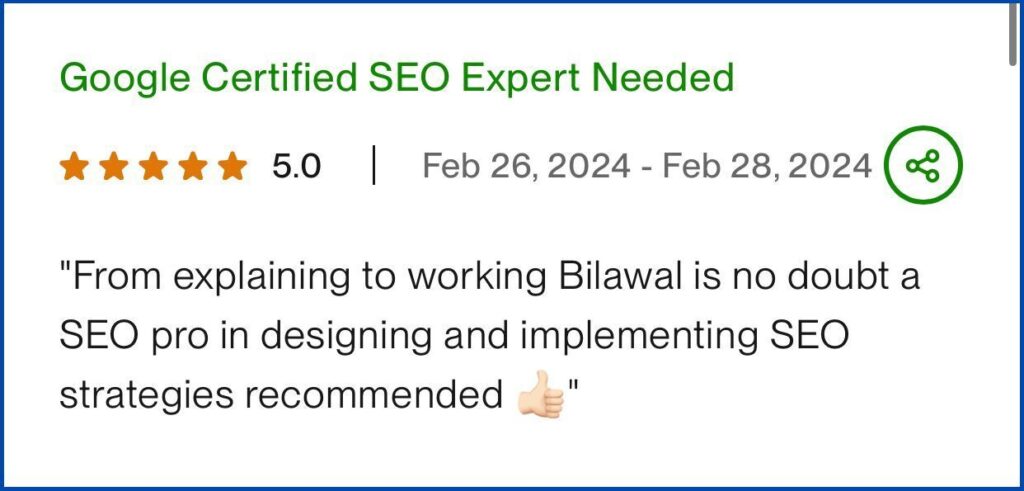 Google certified SEO