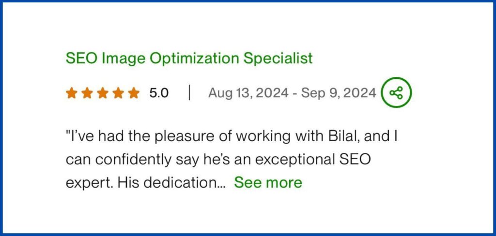 SEO Image optimization